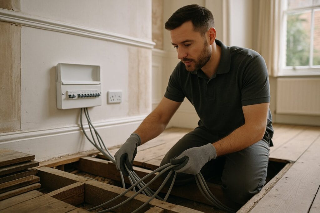 period property rewiring in east london